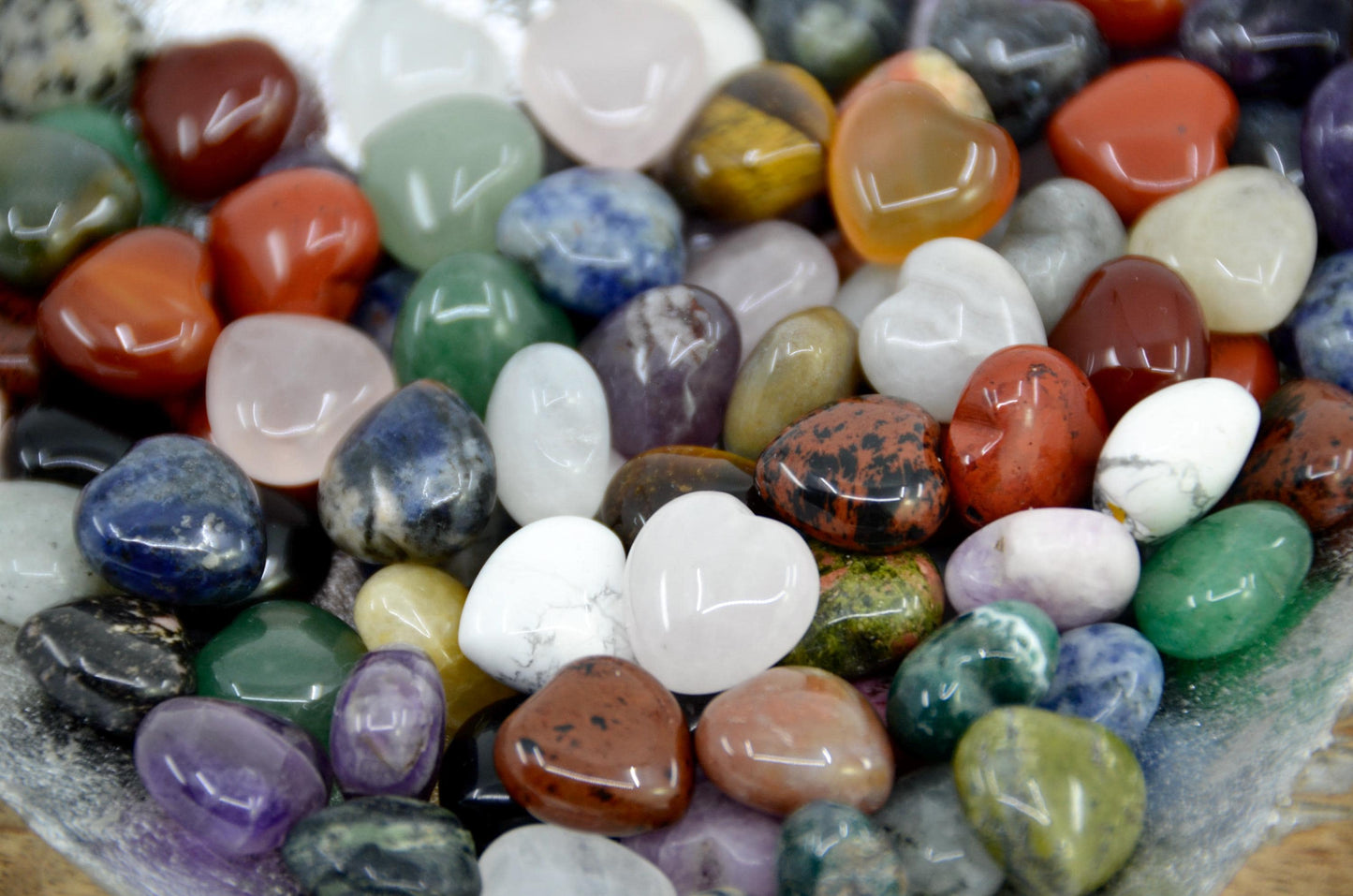 Mini Crystal Heart Lot