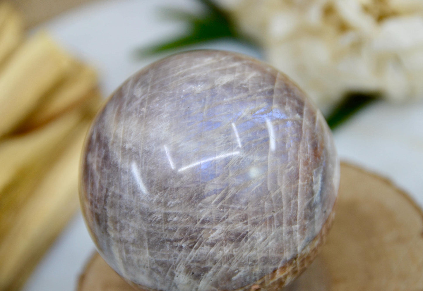 Black Moonstone Sphere