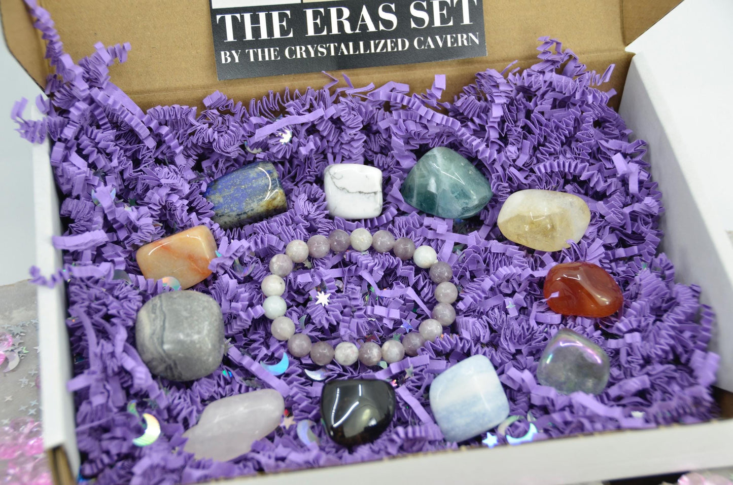 The Eras Crystal Set - Taylor Swift Inspired Gemstone Gift Set