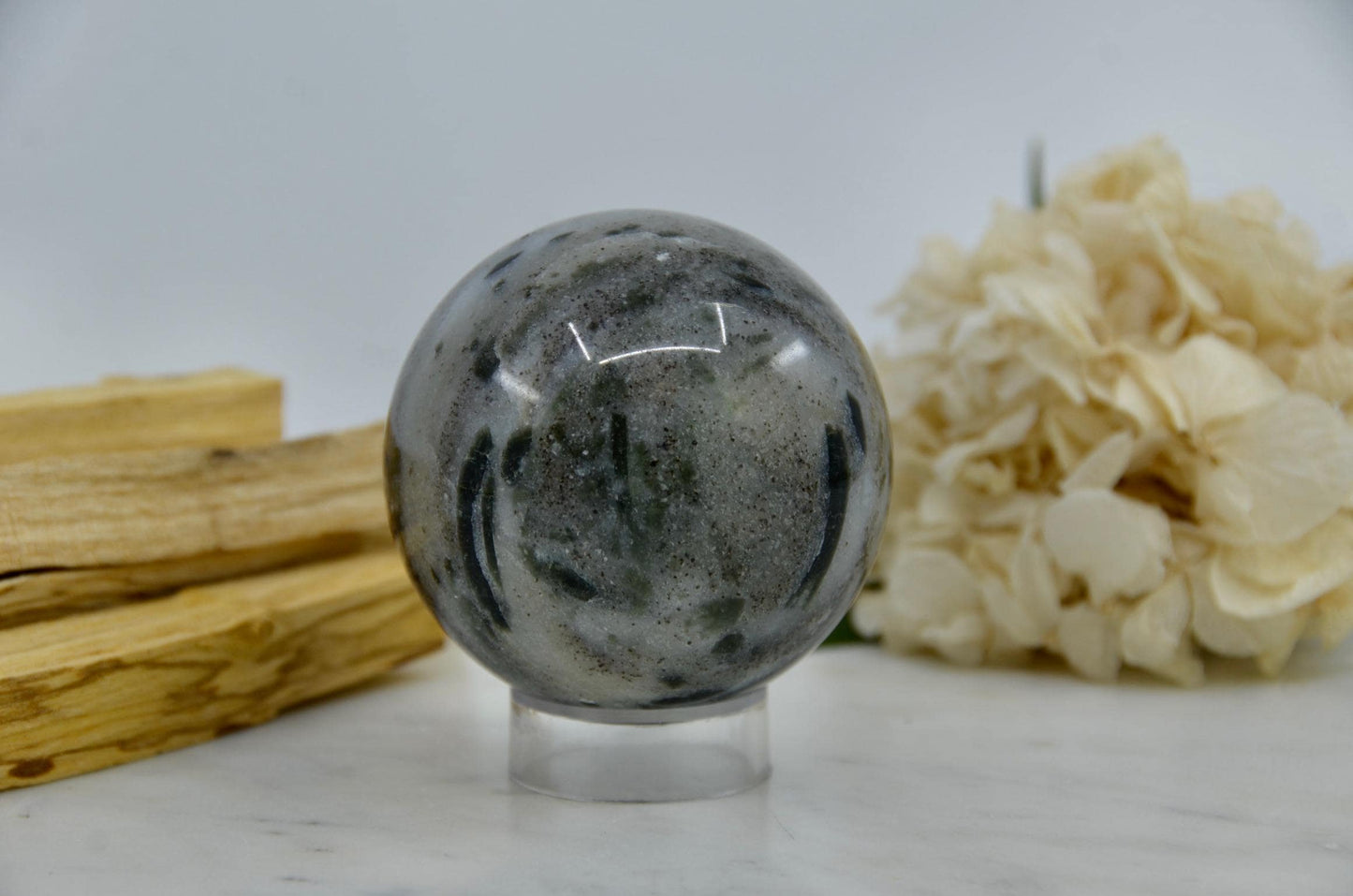 Green Tourmaline Sphere