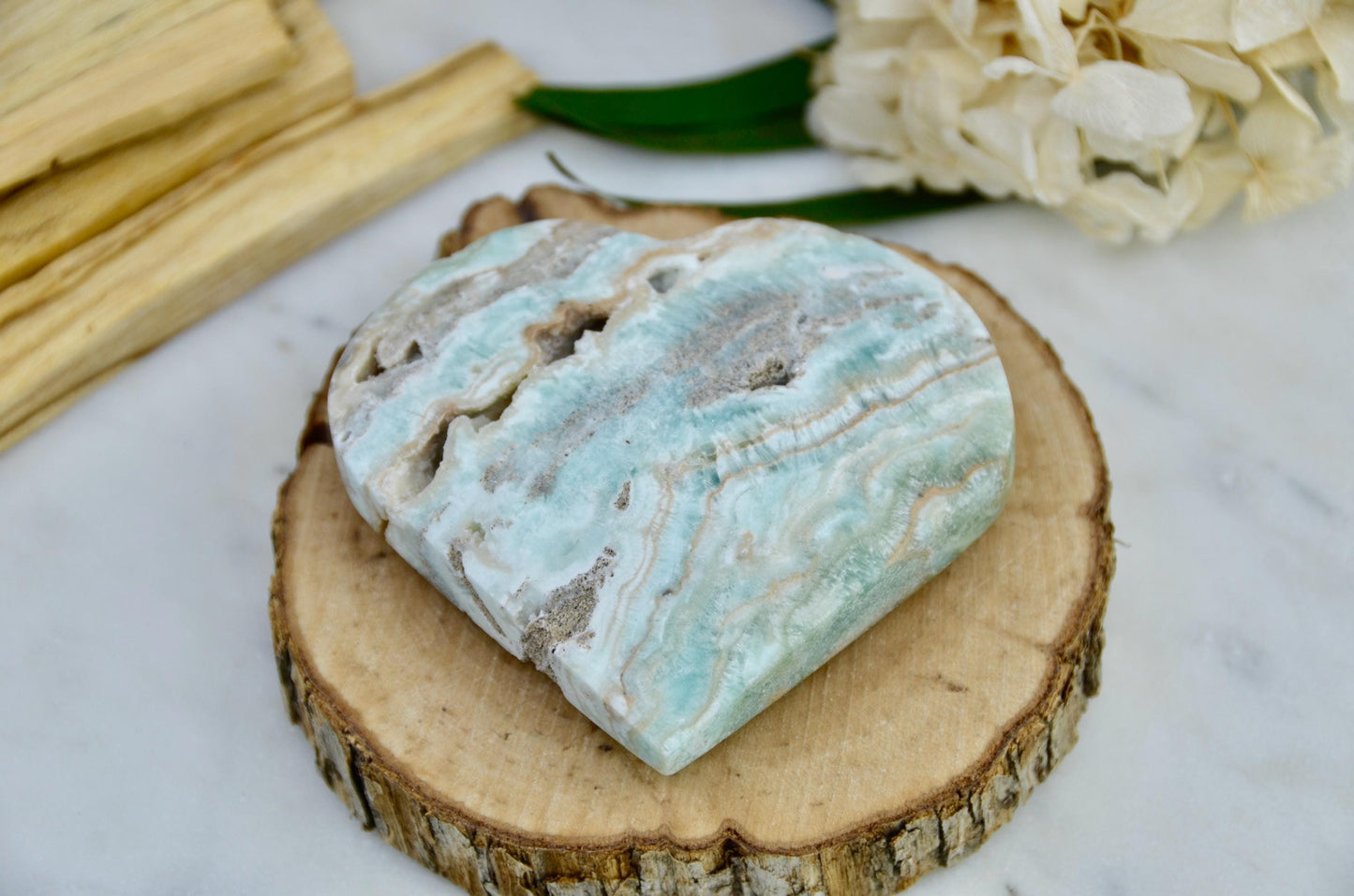 Hemimorphite Heart