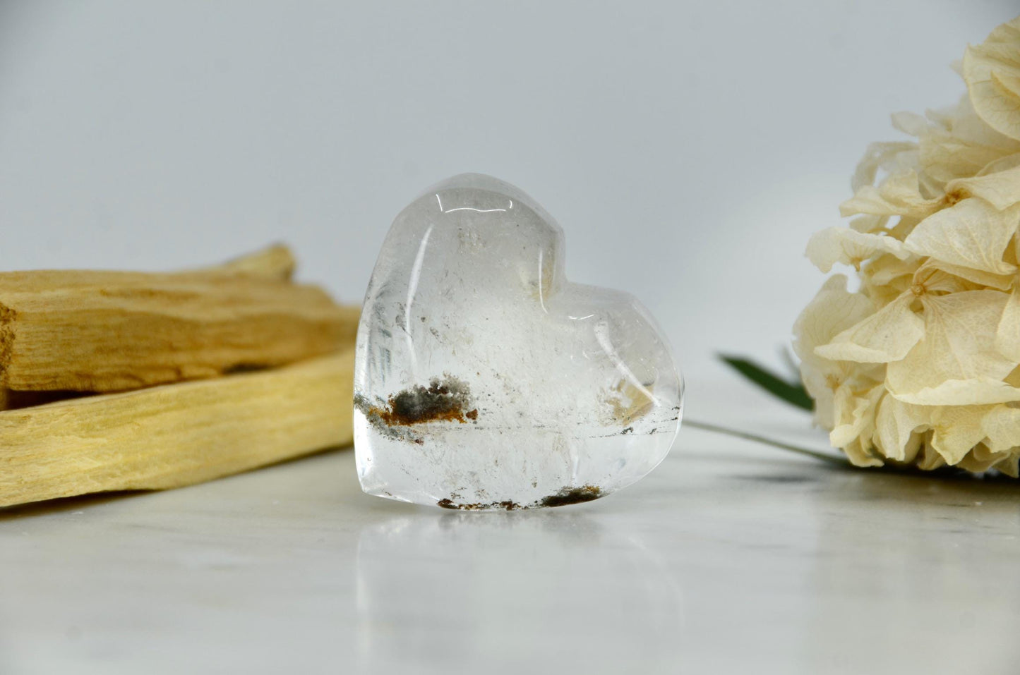Shaman's Dream Quartz Heart