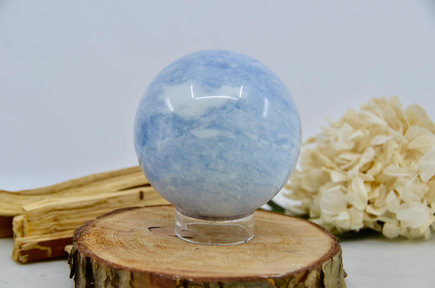 Blue Calcite Sphere