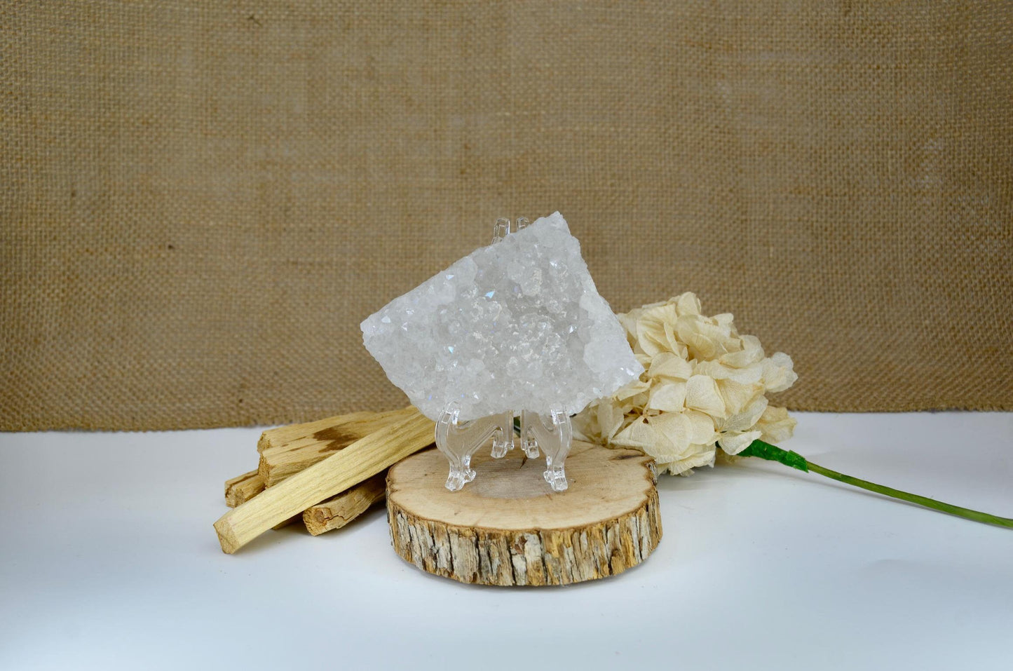 Natural Angel Aura Druzy Quartz