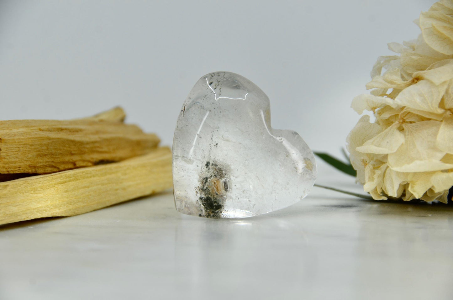 Shaman's Dream Quartz Heart