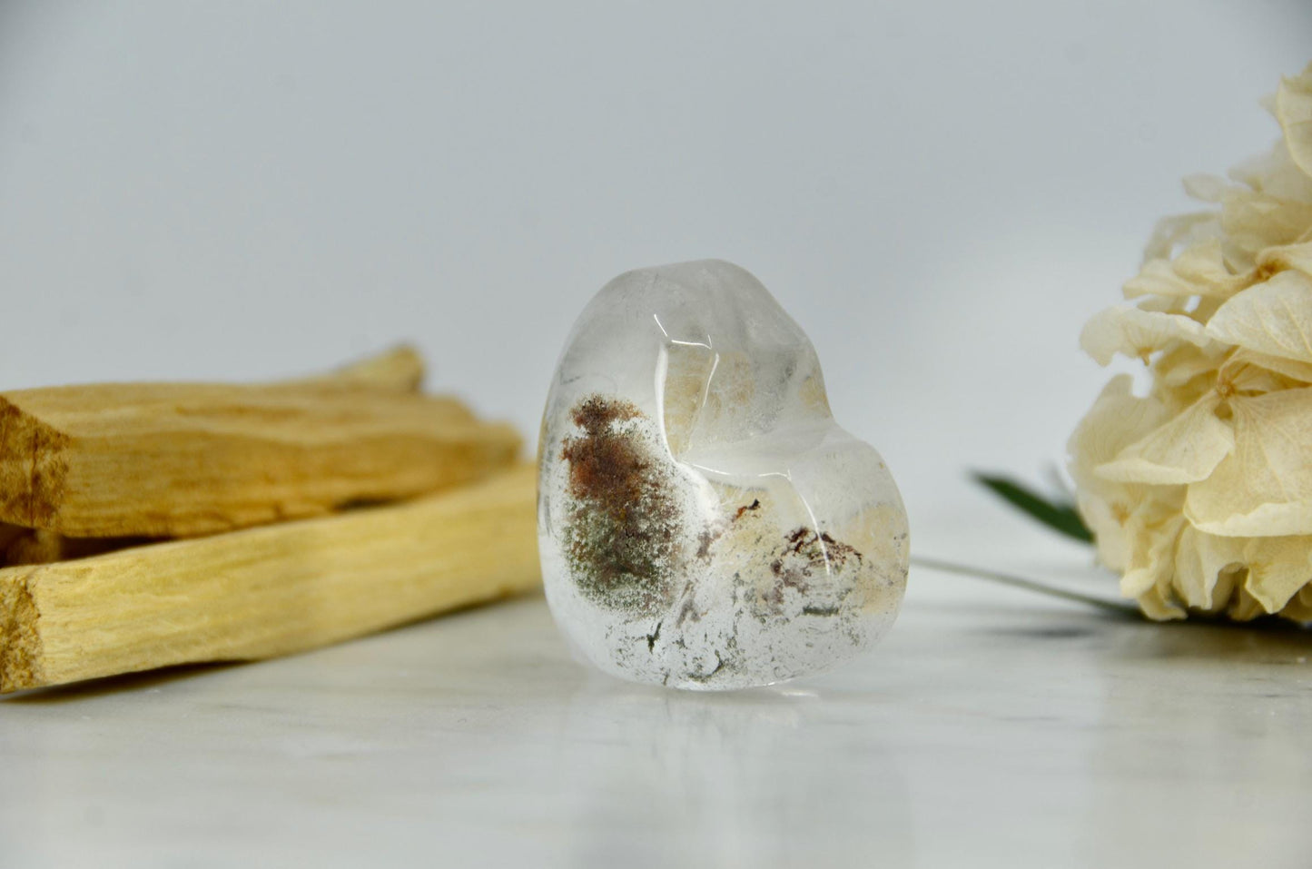 Shaman's Dream Quartz Heart