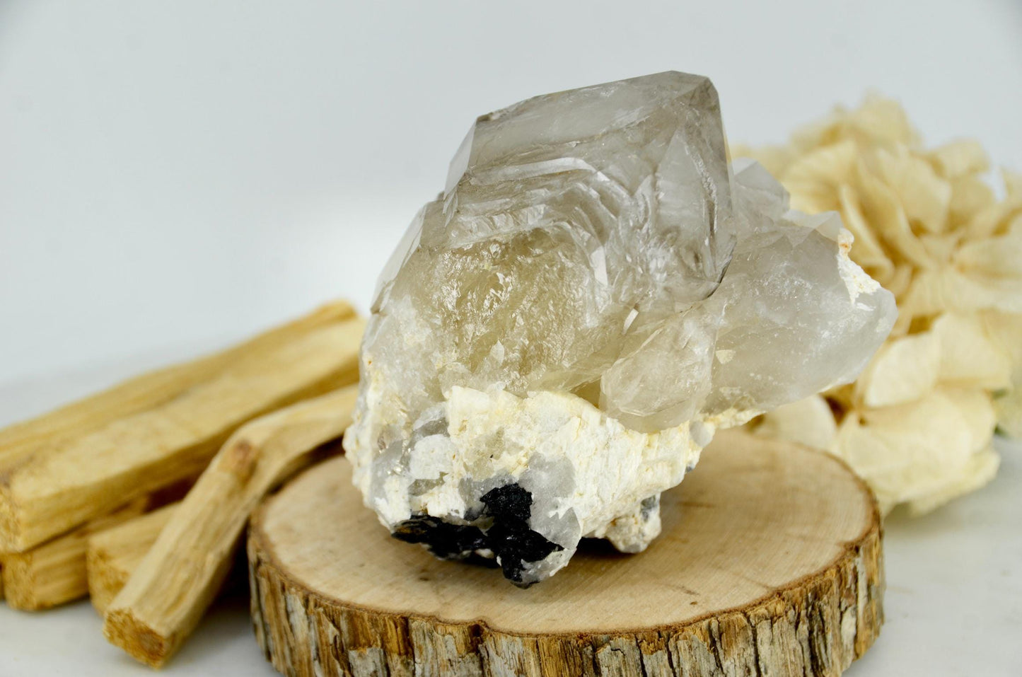 BG3 Citrine with Tourmaline, Lepidolite, and Feldspar