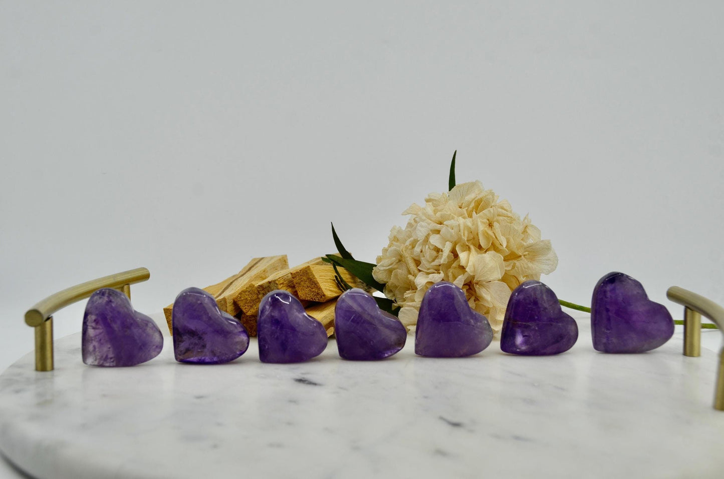 Crystal Amethyst Heart