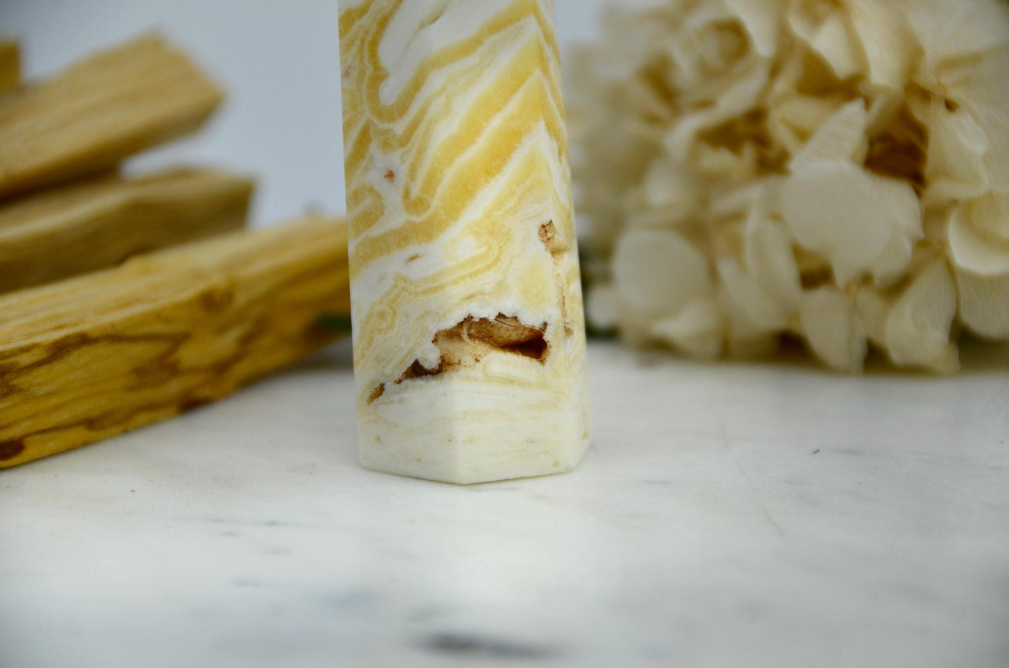 Yellow Calcite Tower