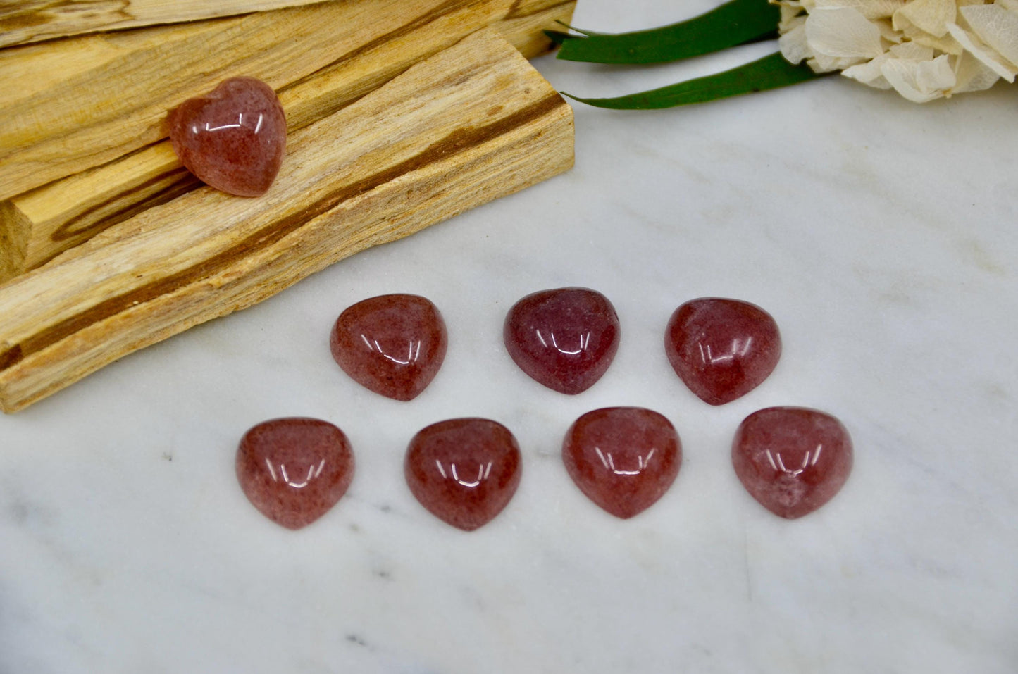 Rhodochrosite Mini Hearts