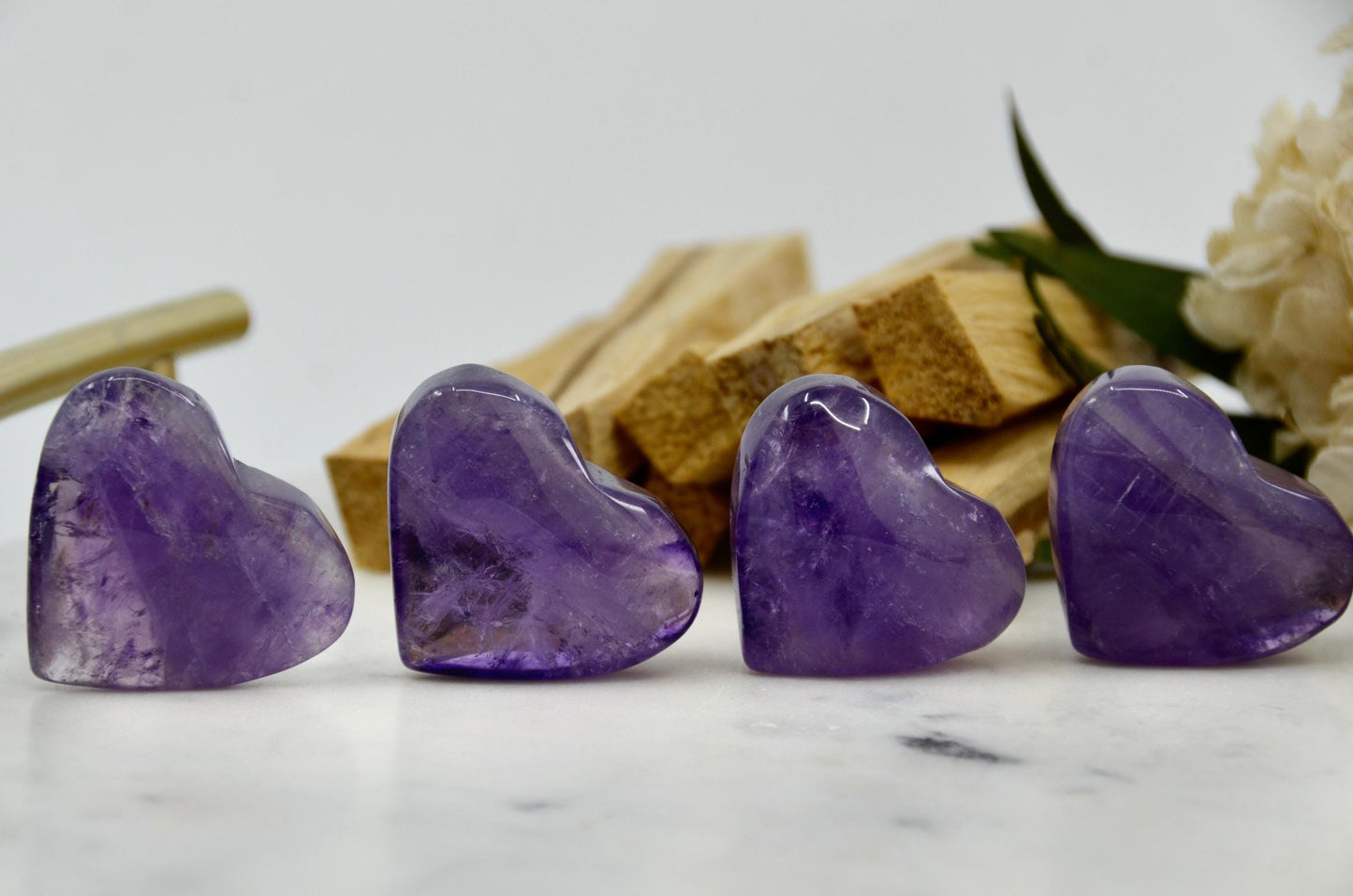 Crystal Amethyst Heart