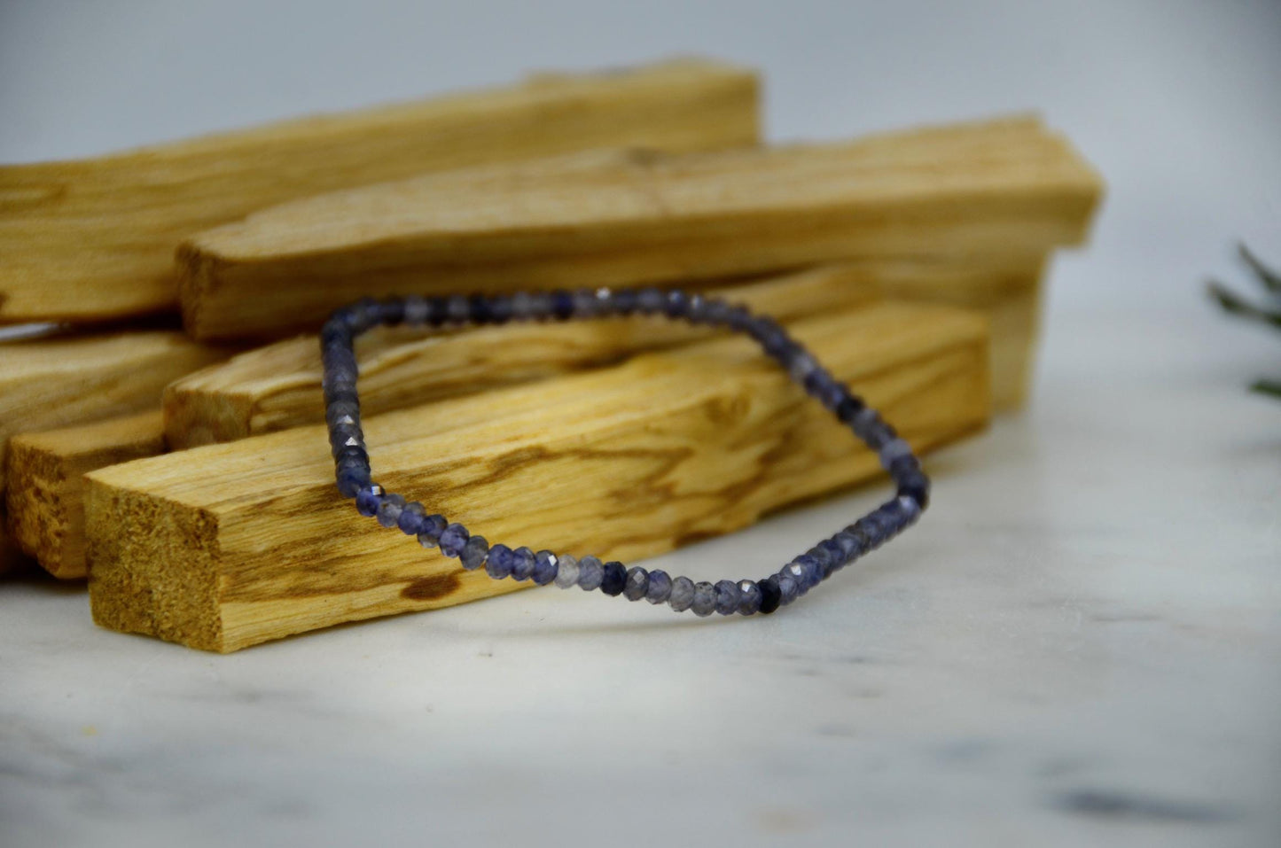 Iolite Crystal Bracelet
