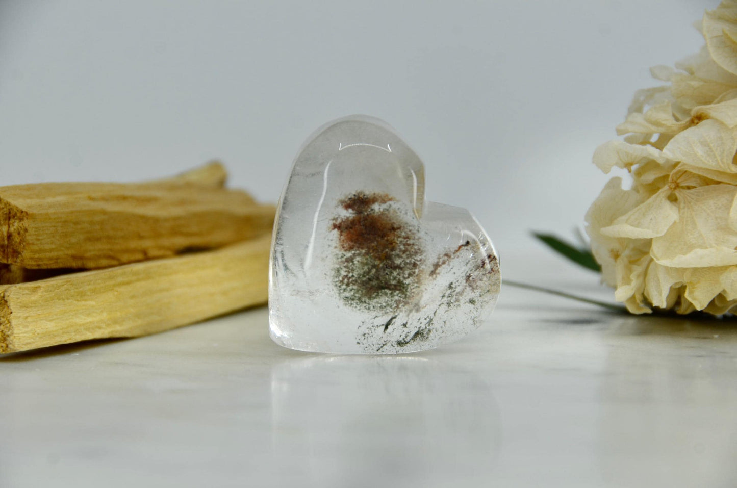 Shaman's Dream Quartz Heart
