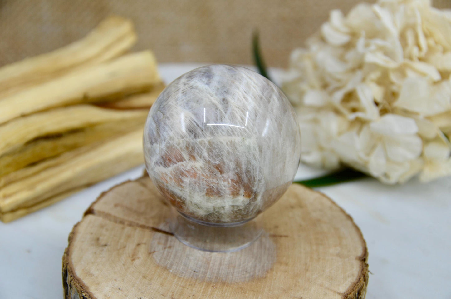 Black Moonstone Sphere