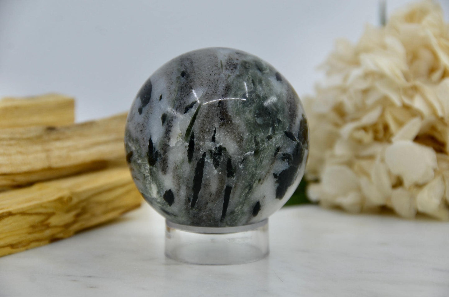 Green Tourmaline Sphere