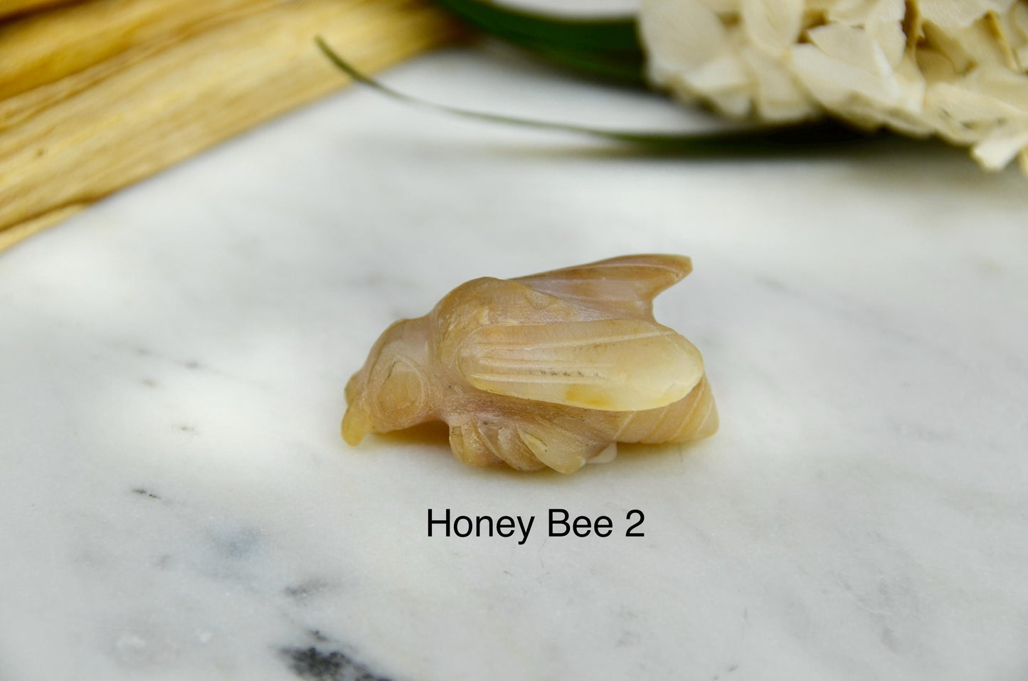 Honey Opal Bee Carving