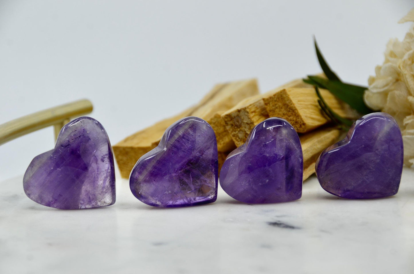 Crystal Amethyst Heart
