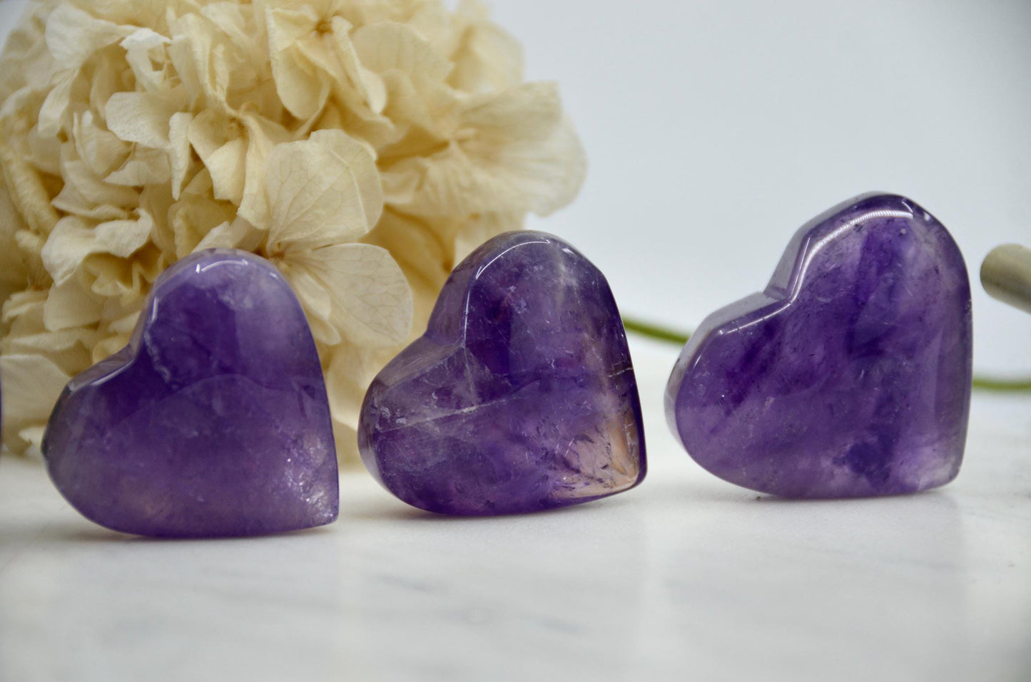 Crystal Amethyst Heart
