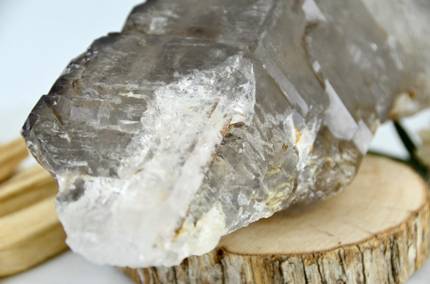 Growth Interference Smoky Quartz