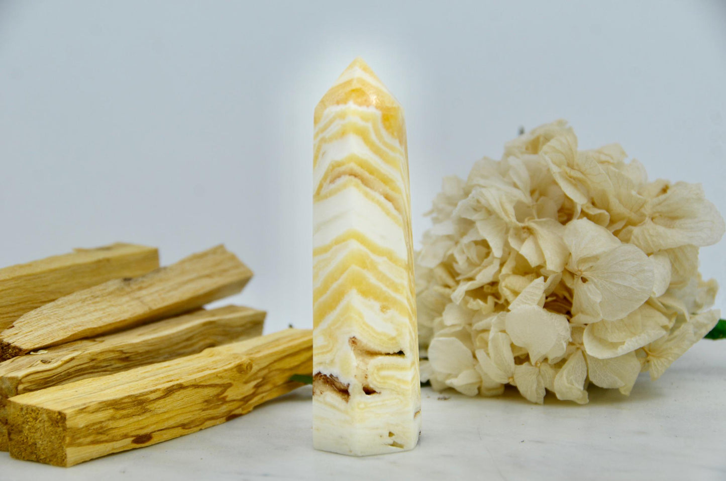 Yellow Calcite Tower