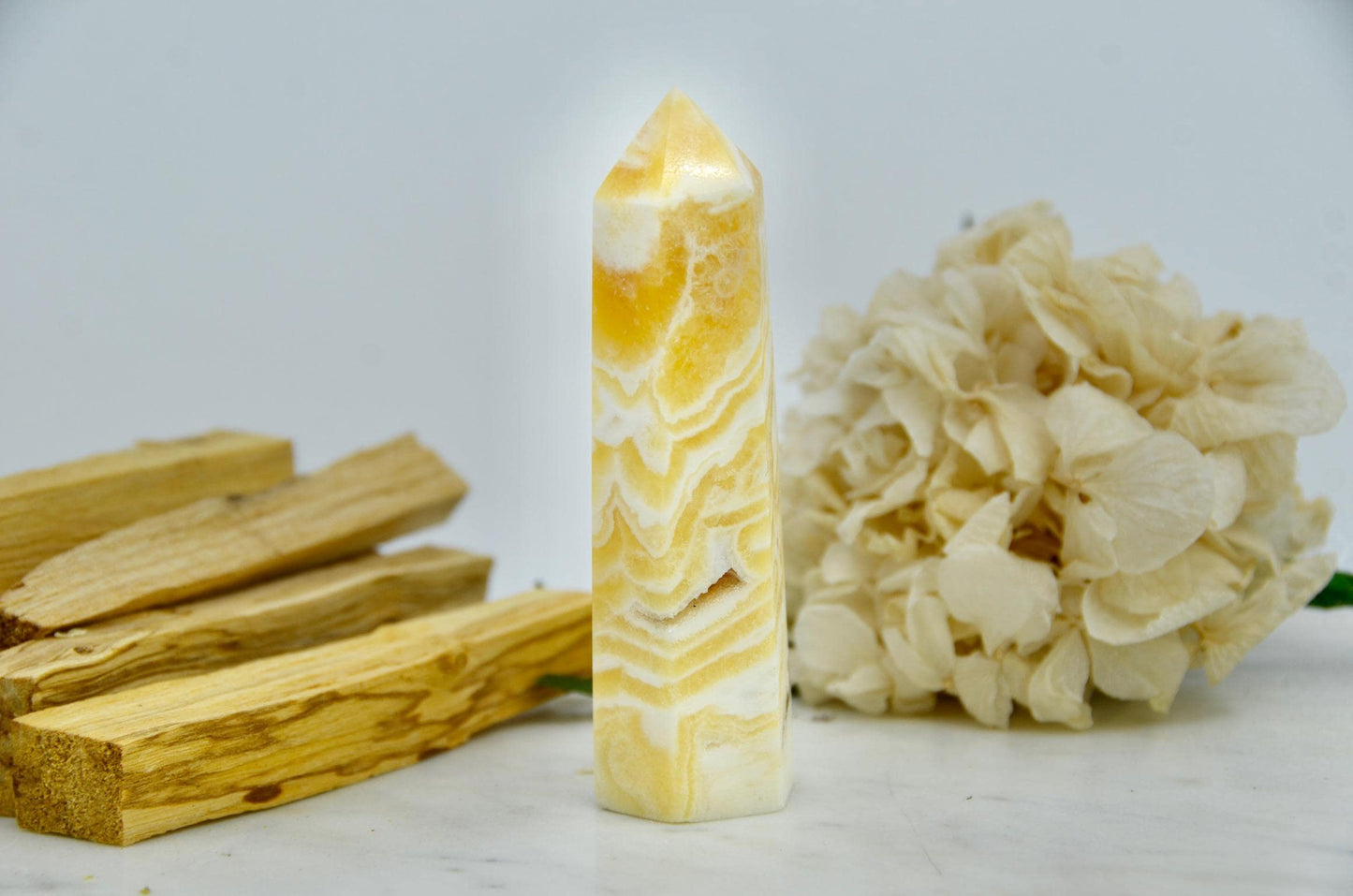 Yellow Calcite Tower