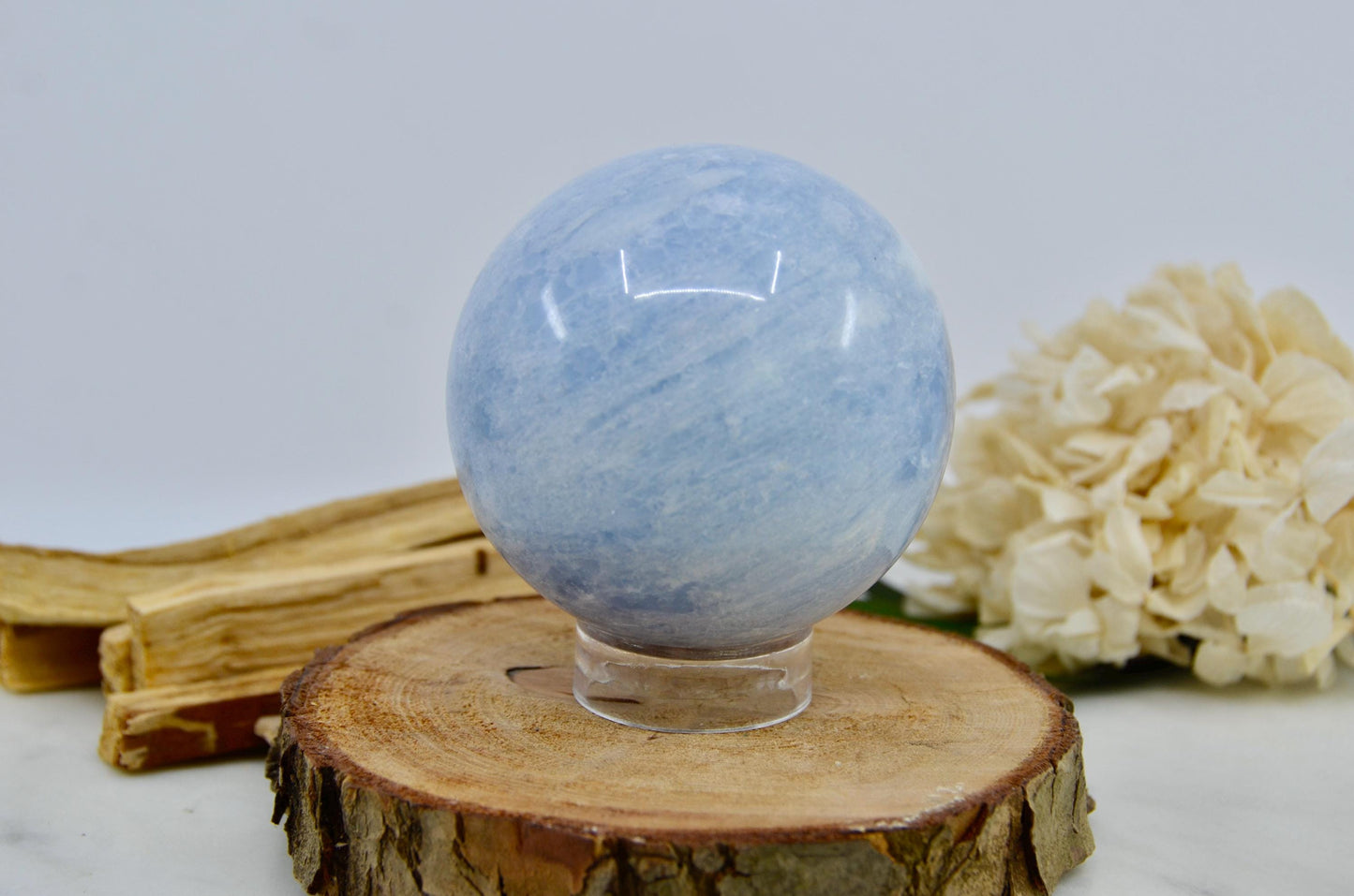 Blue Calcite Sphere