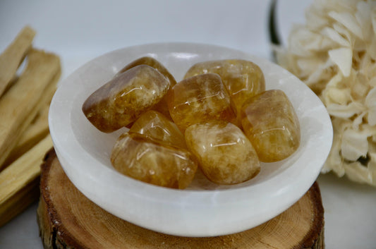 Golden Calcite Tumbled Crystal