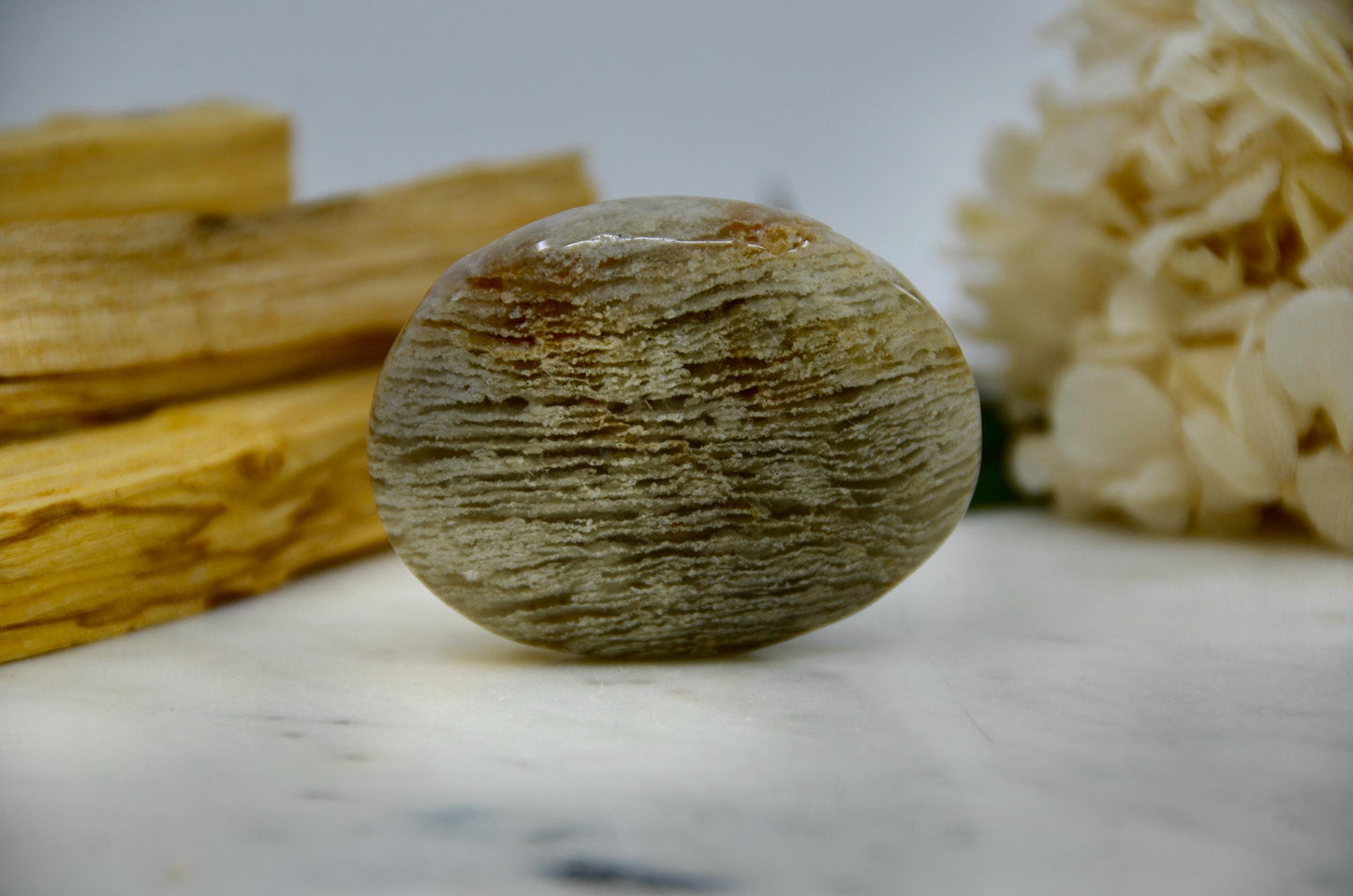 Shaman's Dream Quartz Palmstone