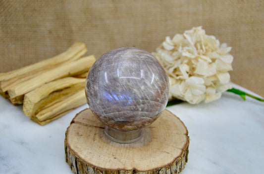 Black Moonstone Sphere