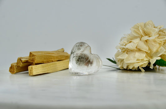 Shaman's Dream Quartz Heart