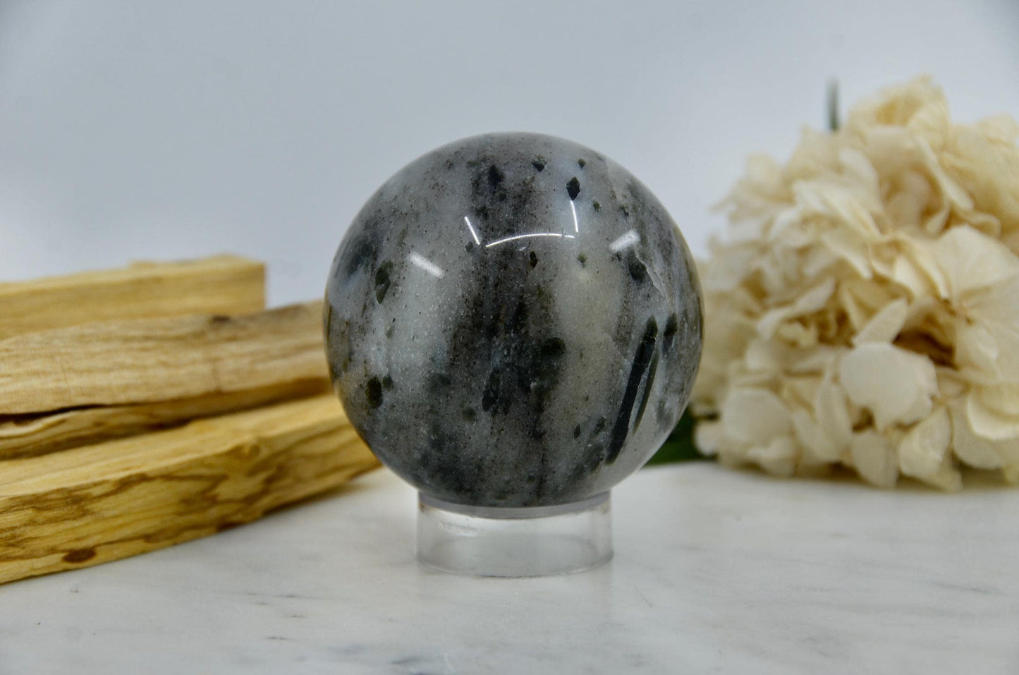 Green Tourmaline Sphere