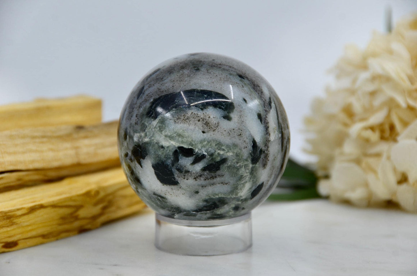 Green Tourmaline Sphere