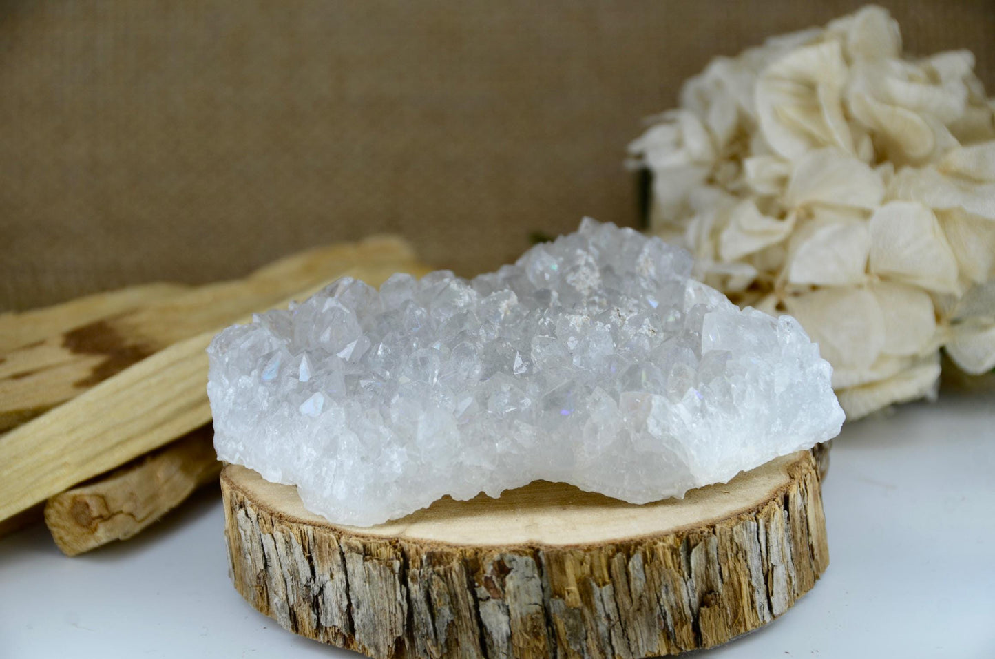 Natural Angel Aura Druzy Quartz