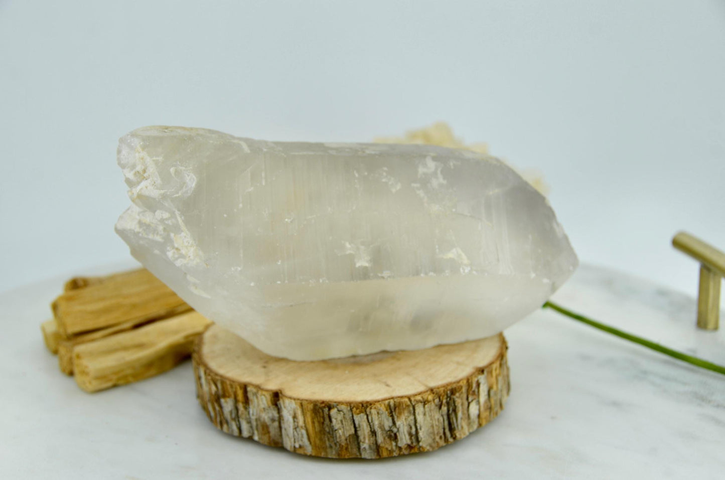 Quartz with Lepidolite and Watermelon Tourmaline