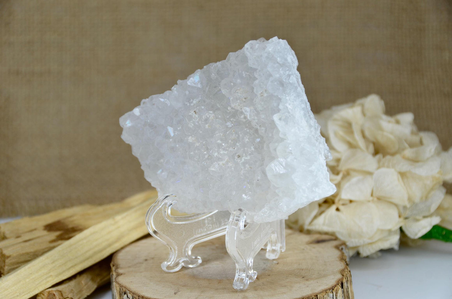 Natural Angel Aura Druzy Quartz