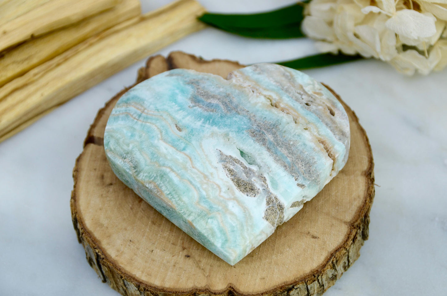 Hemimorphite Heart