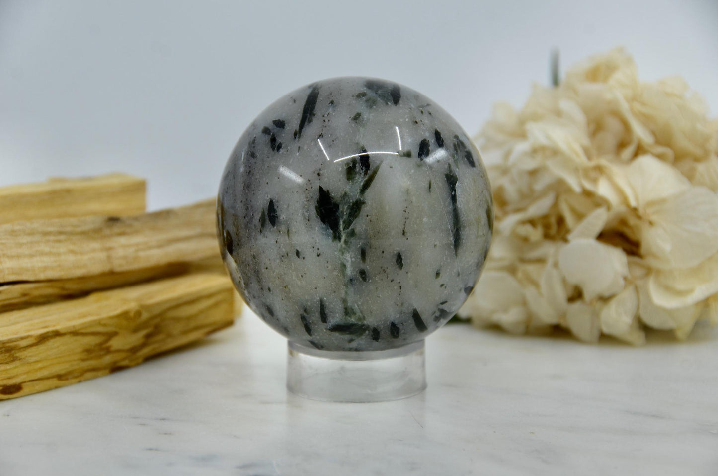Green Tourmaline Sphere