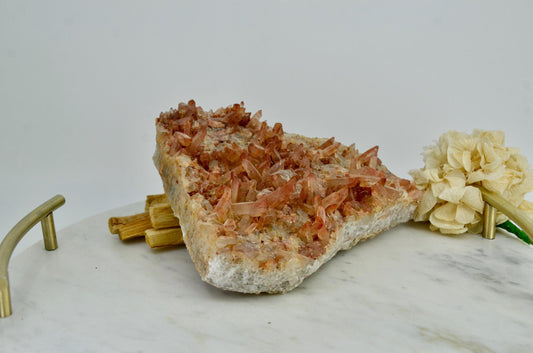 Large Red Quartz Cluster