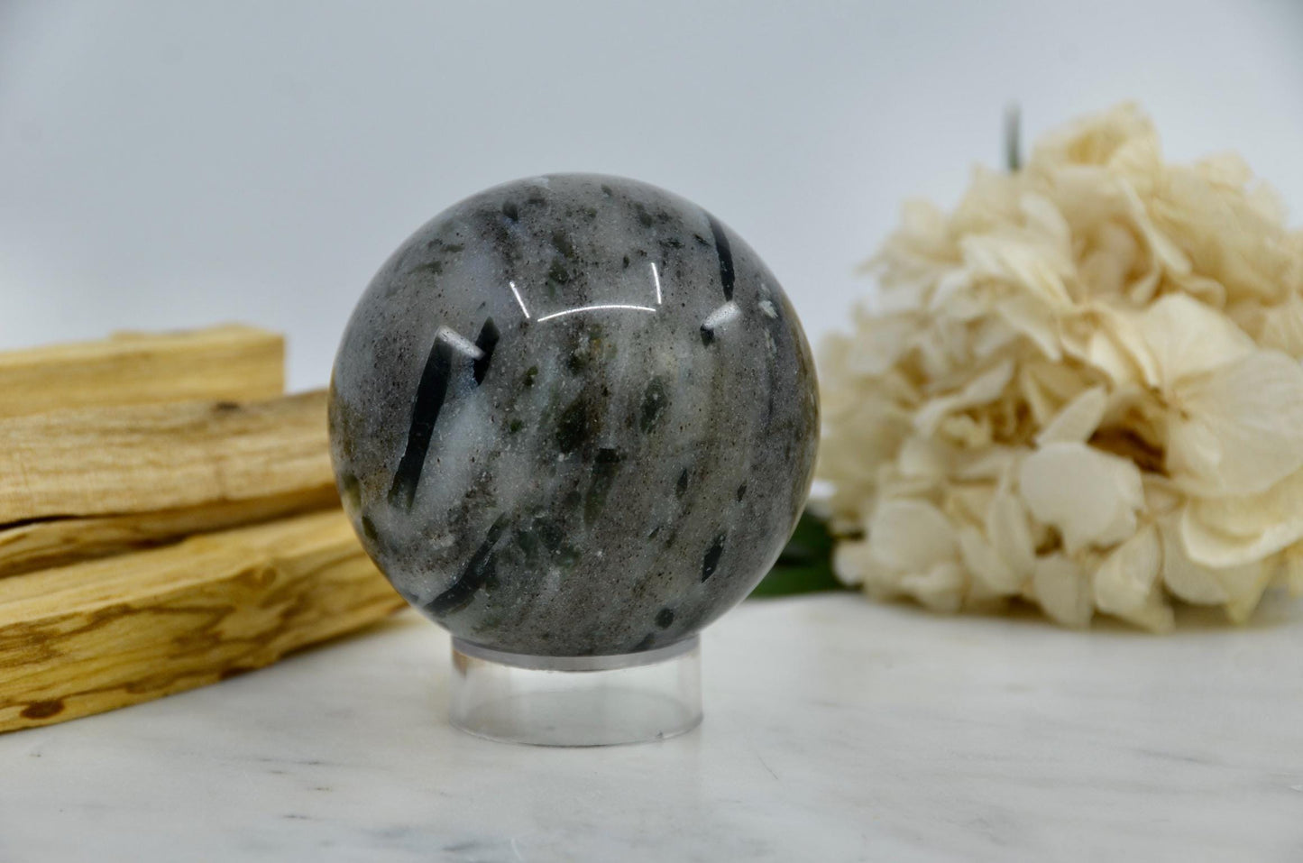 Green Tourmaline Sphere