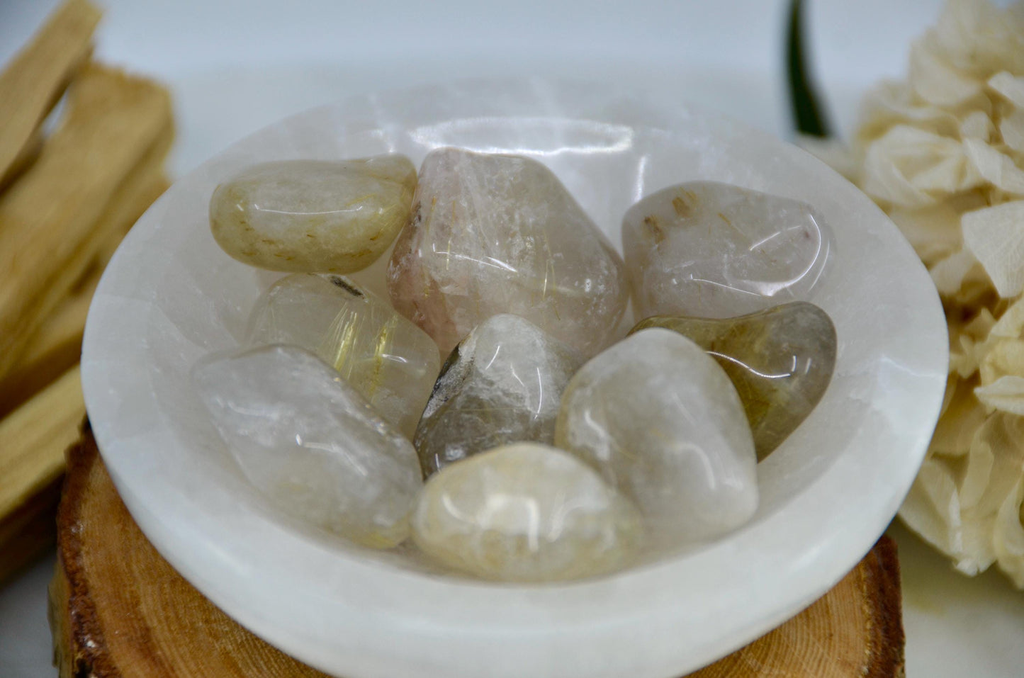 Rutile Tumbled Crystal
