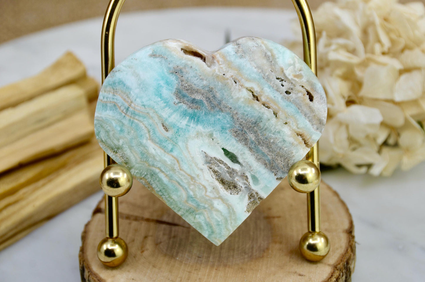 Hemimorphite Heart