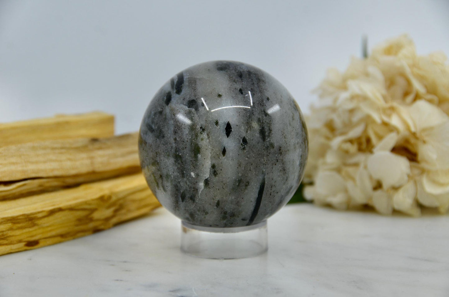 Green Tourmaline Sphere
