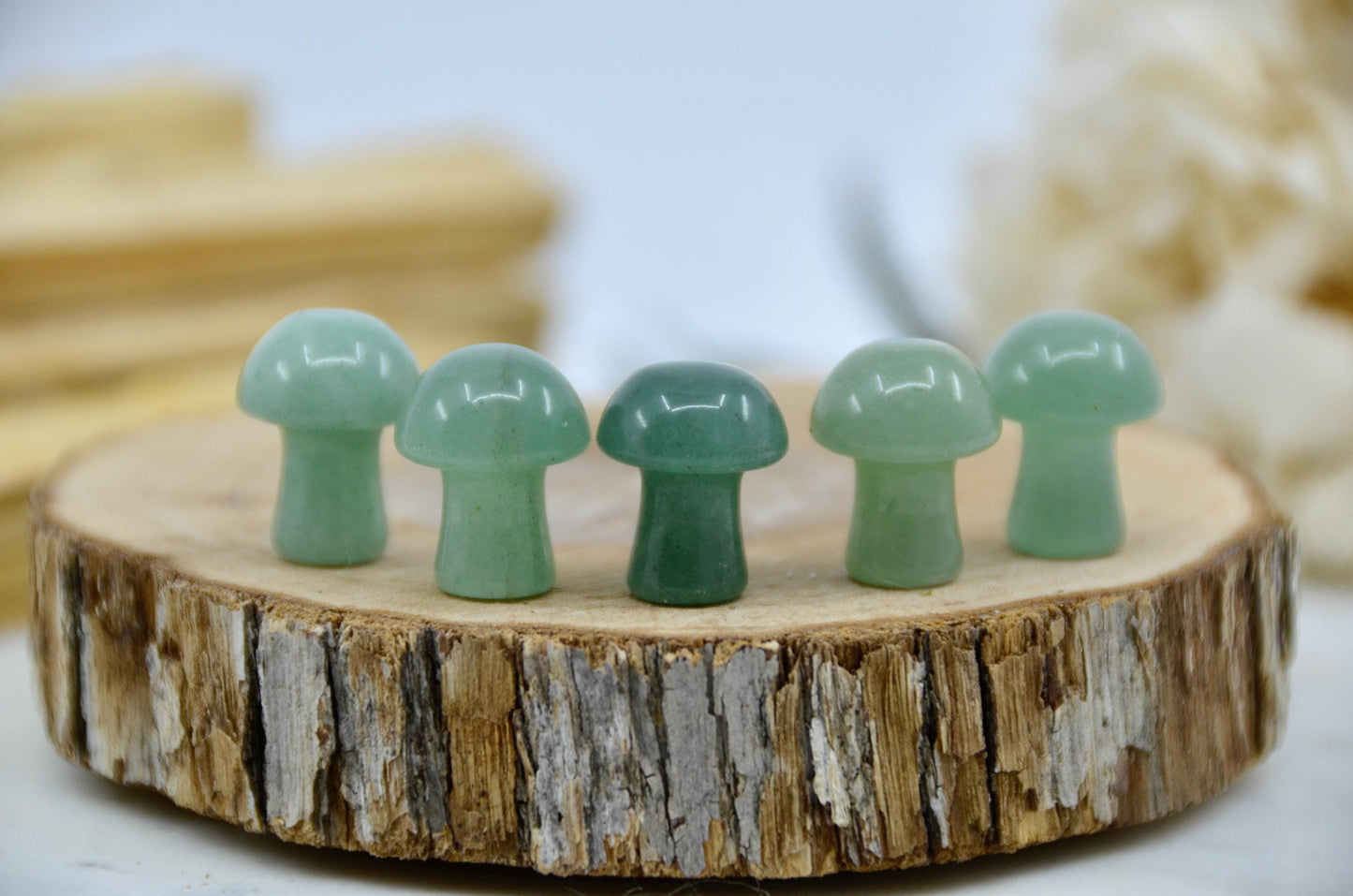 Mini Green Aventurine Mushroom