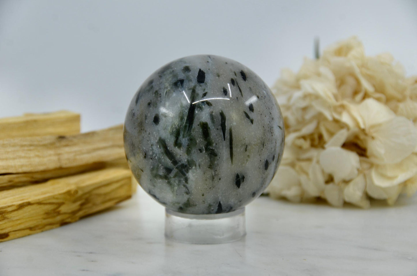 Green Tourmaline Sphere