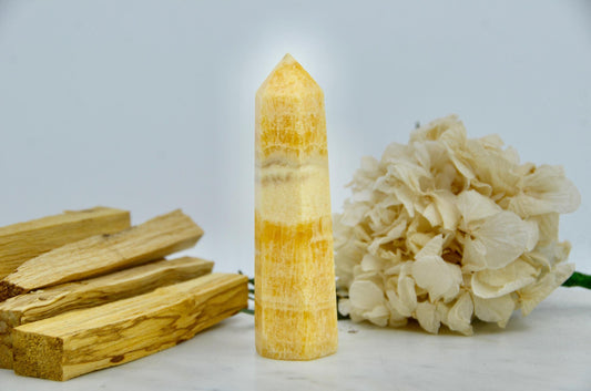 Yellow Calcite Tower