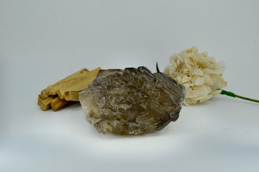 Elestial Smoky Quartz Cluster