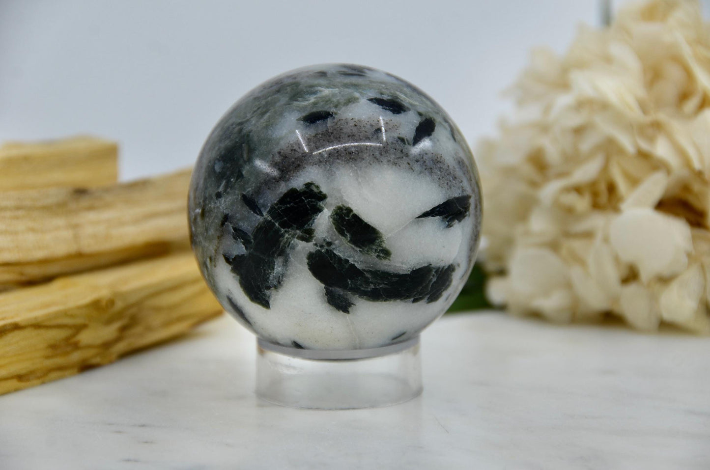 Green Tourmaline Sphere