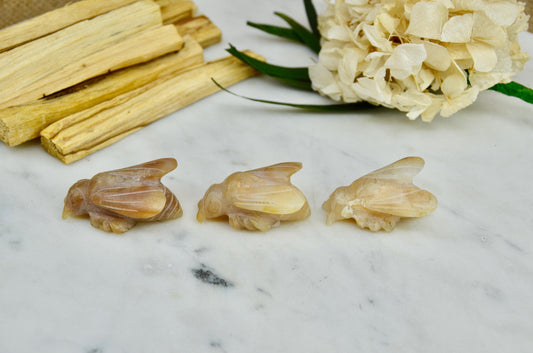 Honey Opal Bee Carving
