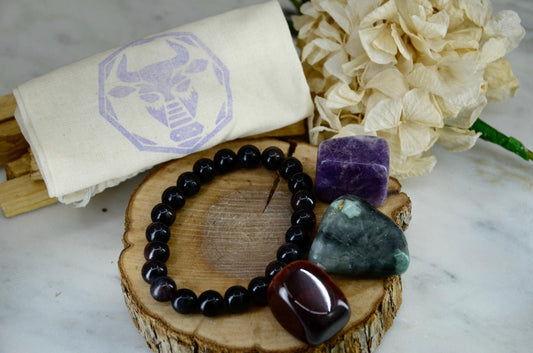 Taurus Zodiac Crystal and Bracelet Set