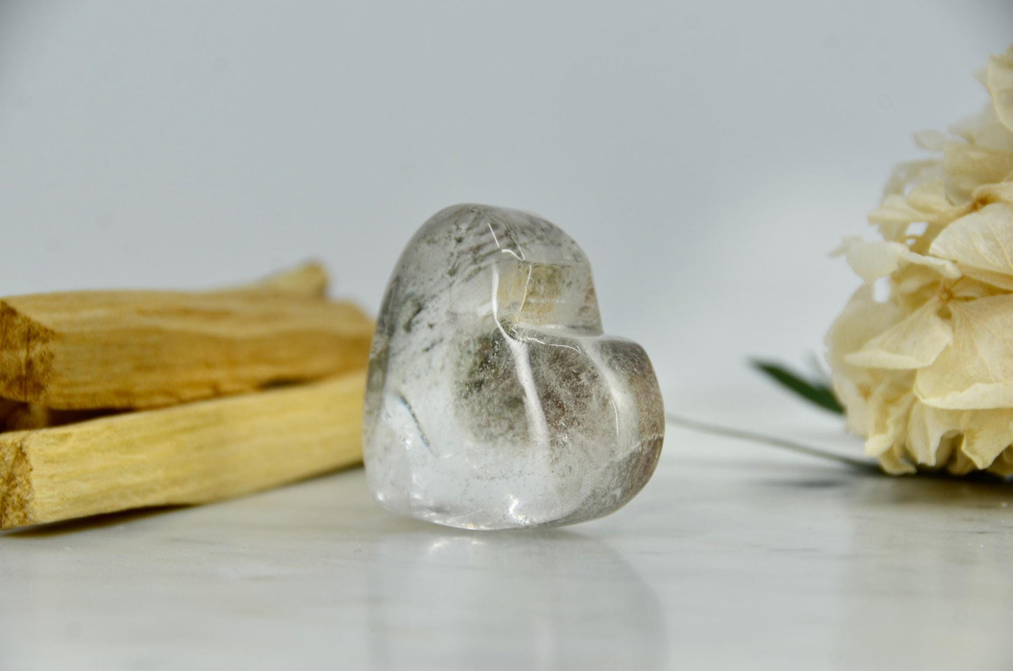 Shaman's Dream Quartz Heart
